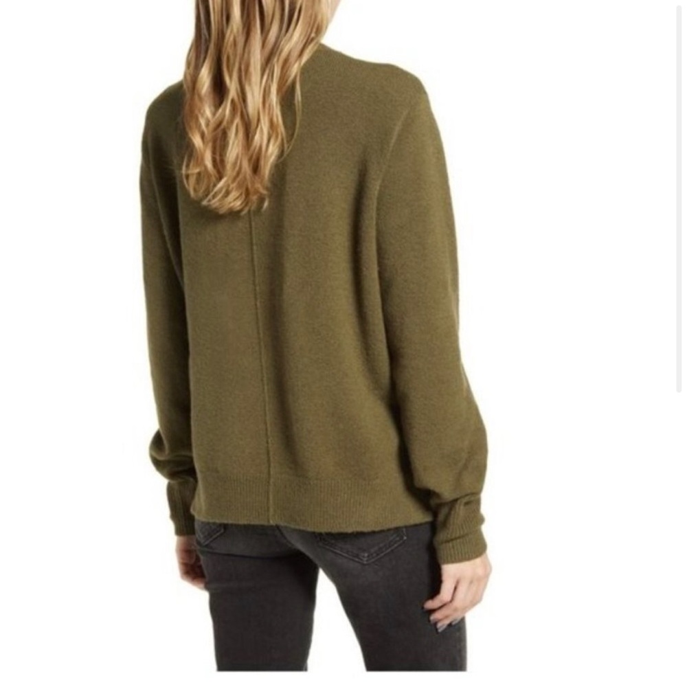 Cozy olive Crewneck Pullover from Nordstroms